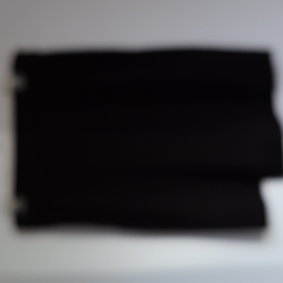 Black Faux Wrap Skirt - Picture 4 of 9